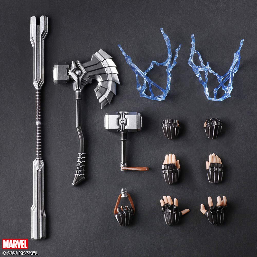 Marvel Universe Valiant Bring Arts Designed By Tetsuya Nomura Thor Pvc Painted Movable Figure Jun208883- Japan Figure Store - #1 Bring To You The Best Japanese Goods