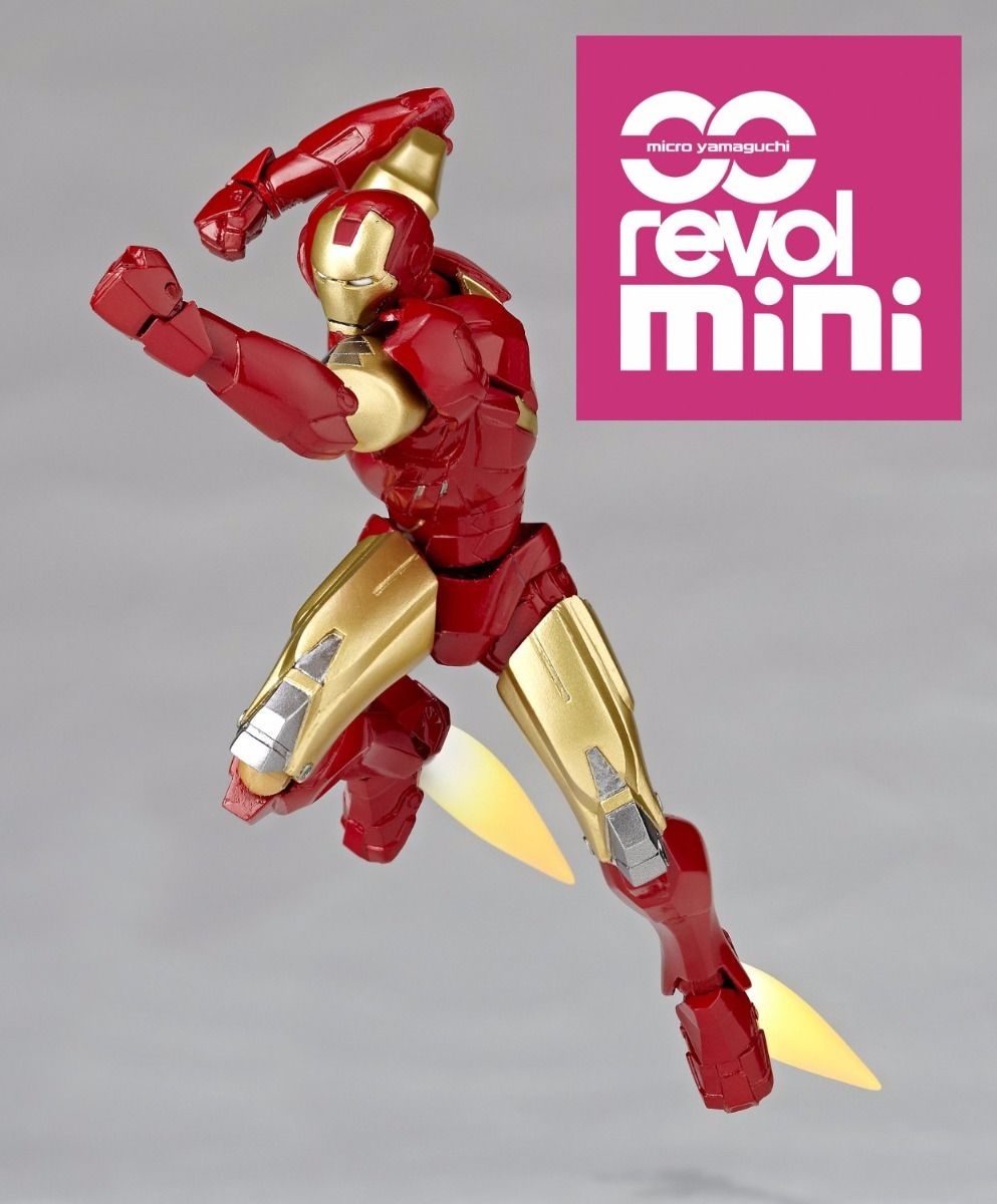 Micro Yamaguchi / Revol Mini Rm-003 Iron Man 2 Iron Man Mark 6 Figure- Japan Figure Store - #1 Bring To You The Best Japanese Goods