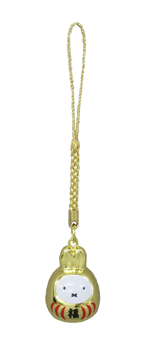 Sekiguchi Miffy Lucky Daruma Gold Netsuke Bell- Japan Figure Store - #1 Bring To You The Best Japanese Goods