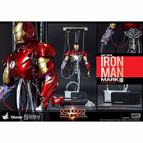 Movie Masterpiece Iron Man Mark 3 Iii Construction Ver 1/6 Diorama Hot Toys- Japan Figure Store - #1 Bring To You The Best Japanese Goods