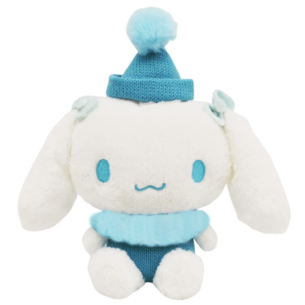 Nakajima Sanrio Plush Toy S Cinnamoroll Wearing Knitted Cap- Japan Figure Store - #1 Bring To You The Best Japanese Goods
