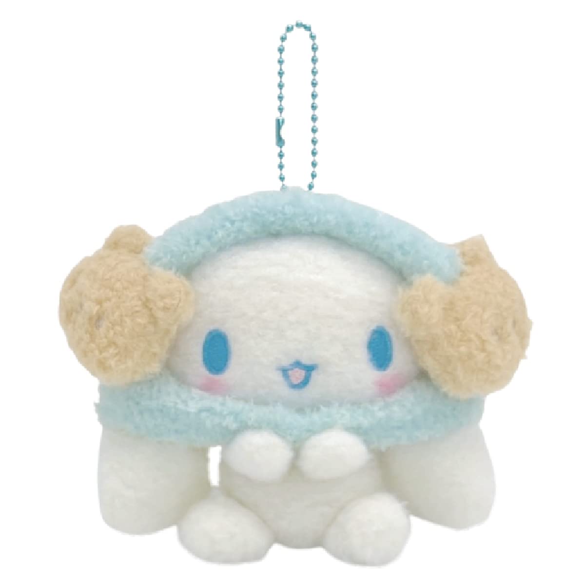 Nakajima Sanrio Plush Mascot Cinnamoroll Wearing Earmuffs- Japan Figure Store - #1 Bring To You The Best Japanese Goods