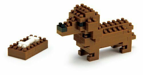 Nanoblock Dachshund Nbc-010- Japan Figure Store - #1 Bring To You The Best Japanese Goods
