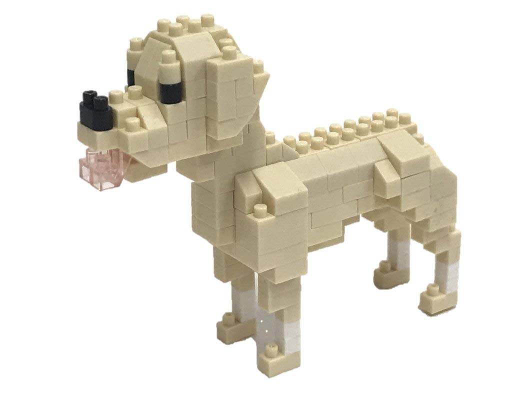 KAWADA Nbc-261 Nanoblock Dog Breed Labrador Retriever- Japan Figure Store - #1 Bring To You The Best Japanese Goods