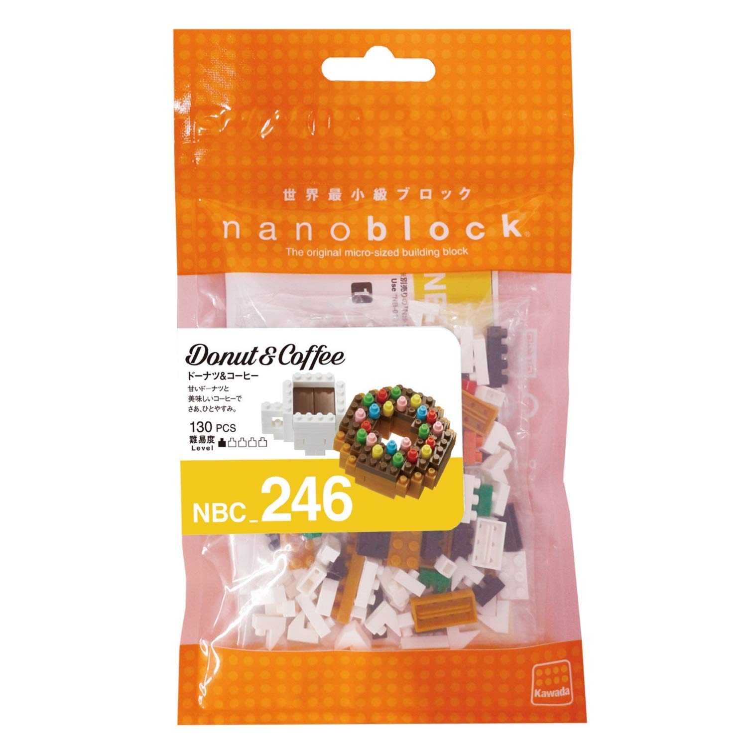 Nanoblock Donut & Coffee NBC_246- Japan Figure Store - #1 Bring To You The Best Japanese Goods