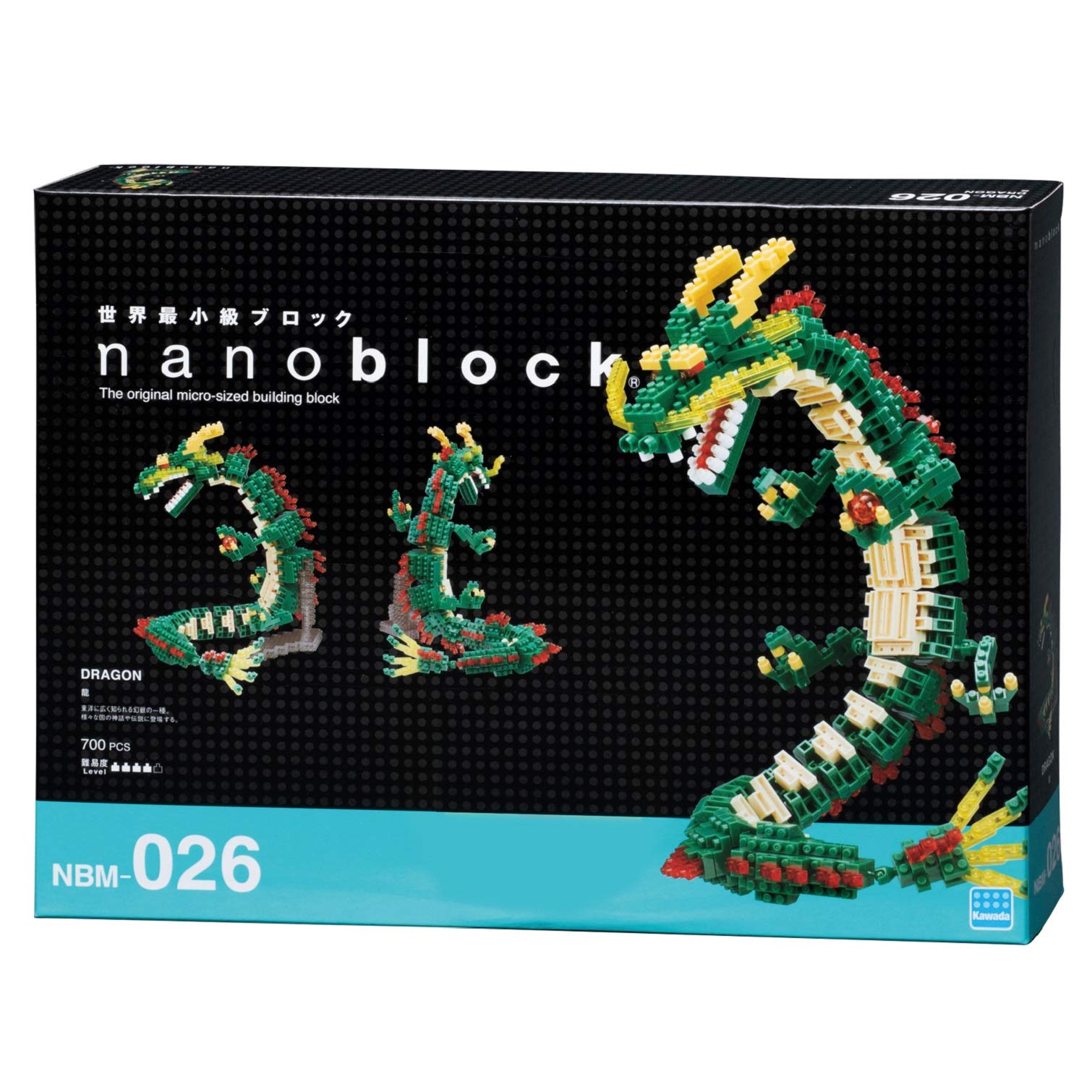 KAWADA Nbm-026 Nanoblock Dragon- Japan Figure Store - #1 Bring To You The Best Japanese Goods