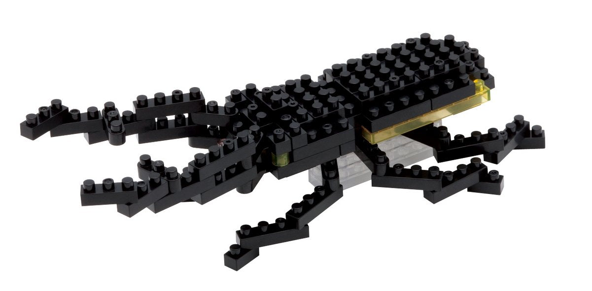KAWADA Ist-002 Nanoblock Giraffe Stag-Beetle Prosopocoilus Giraffa- Japan Figure Store - #1 Bring To You The Best Japanese Goods