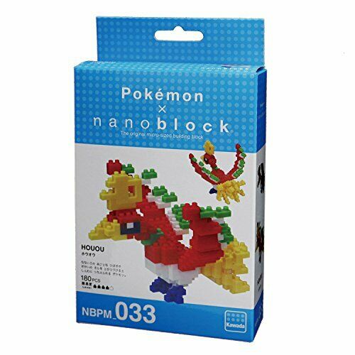 Nanoblock Pokemon Ho-oh Houou Nbpm_033- Japan Figure Store - #1 Bring To You The Best Japanese Goods