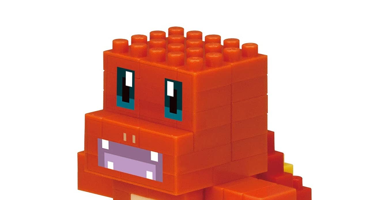KAWADA Nbpm-038 Nanoblock Pokemon Quest Charmander Hitokage- Japan Figure Store - #1 Bring To You The Best Japanese Goods