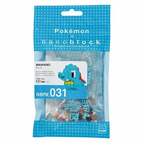 Nanoblock Pokemon Totodile Nbpm031- Japan Figure Store - #1 Bring To You The Best Japanese Goods
