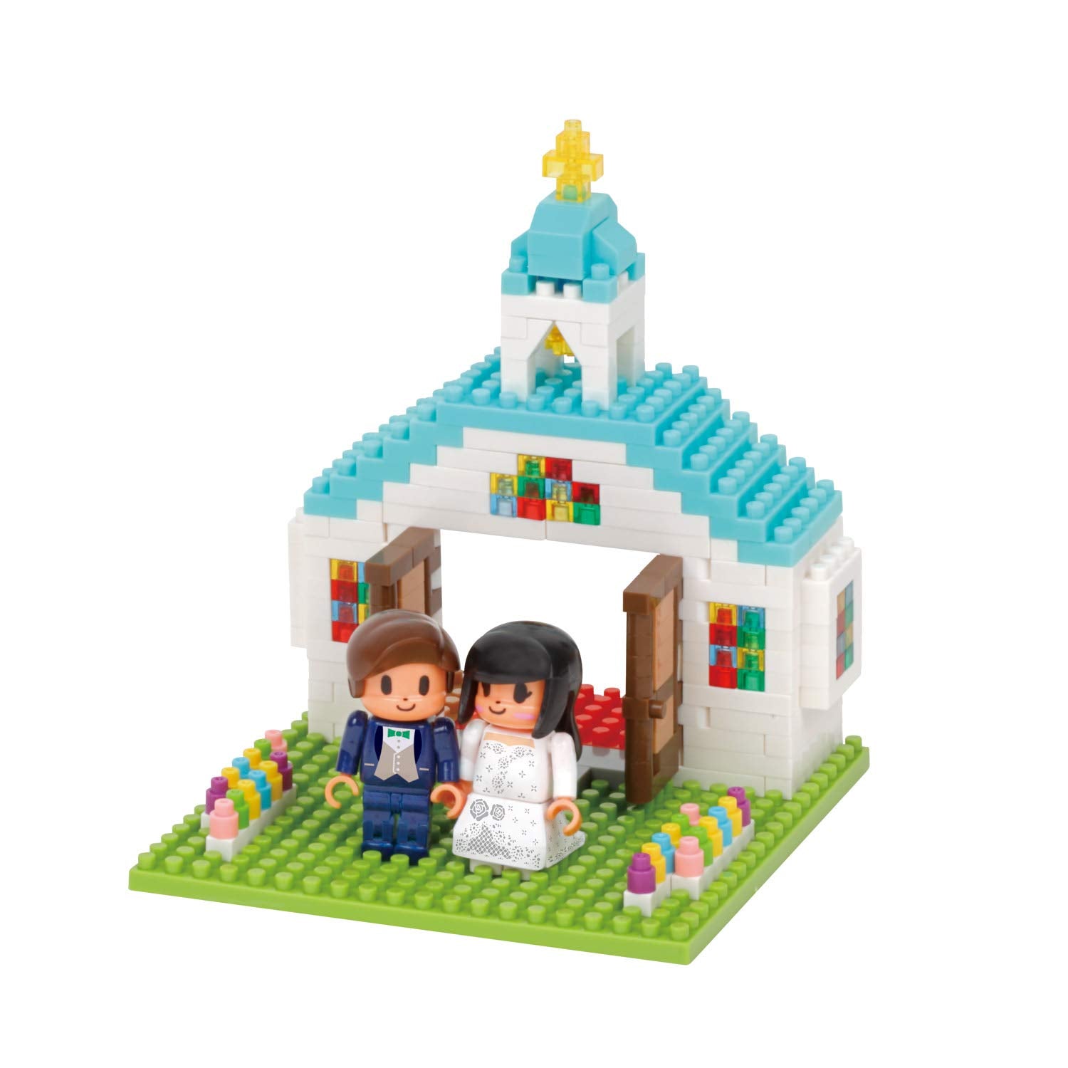 KAWADA Nbh-212 Nanoblock Stories Collection Wedding- Japan Figure Store - #1 Bring To You The Best Japanese Goods
