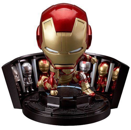 Nendoroid 349 Iron Man Mark 42 Hero’s Edition + Hall Of Armor Set Figure - Japan Figure