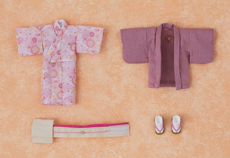 Good Smile Company Nendoroid Doll Kimono Girl Outfit Set in Pink G16833- Japan Figure Store - #1 Bring To You The Best Japanese Goods