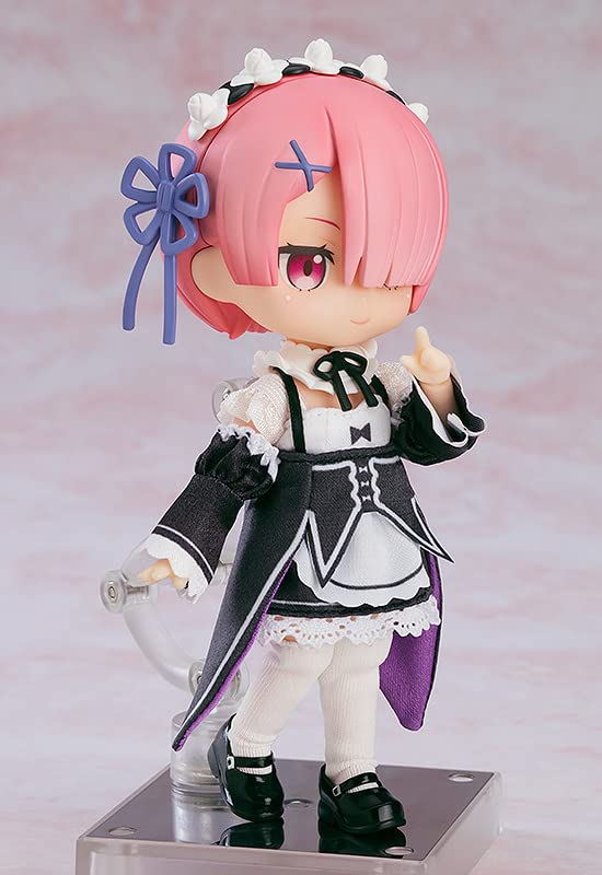 Nendoroid Doll Re Life In A Different World From Zero Ram Non-Scale Cloth Magnet Plastic Painted Action Figure- Japan Figure Store - #1 Bring To You The Best Japanese Goods