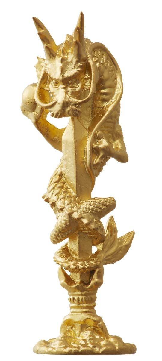 Kiyoshi Tsuda 24K Gold Plated Kurikara Ryuo by Japan Reimeisha Pure Silver- Japan Figure Store - #1 Bring To You The Best Japanese Goods
