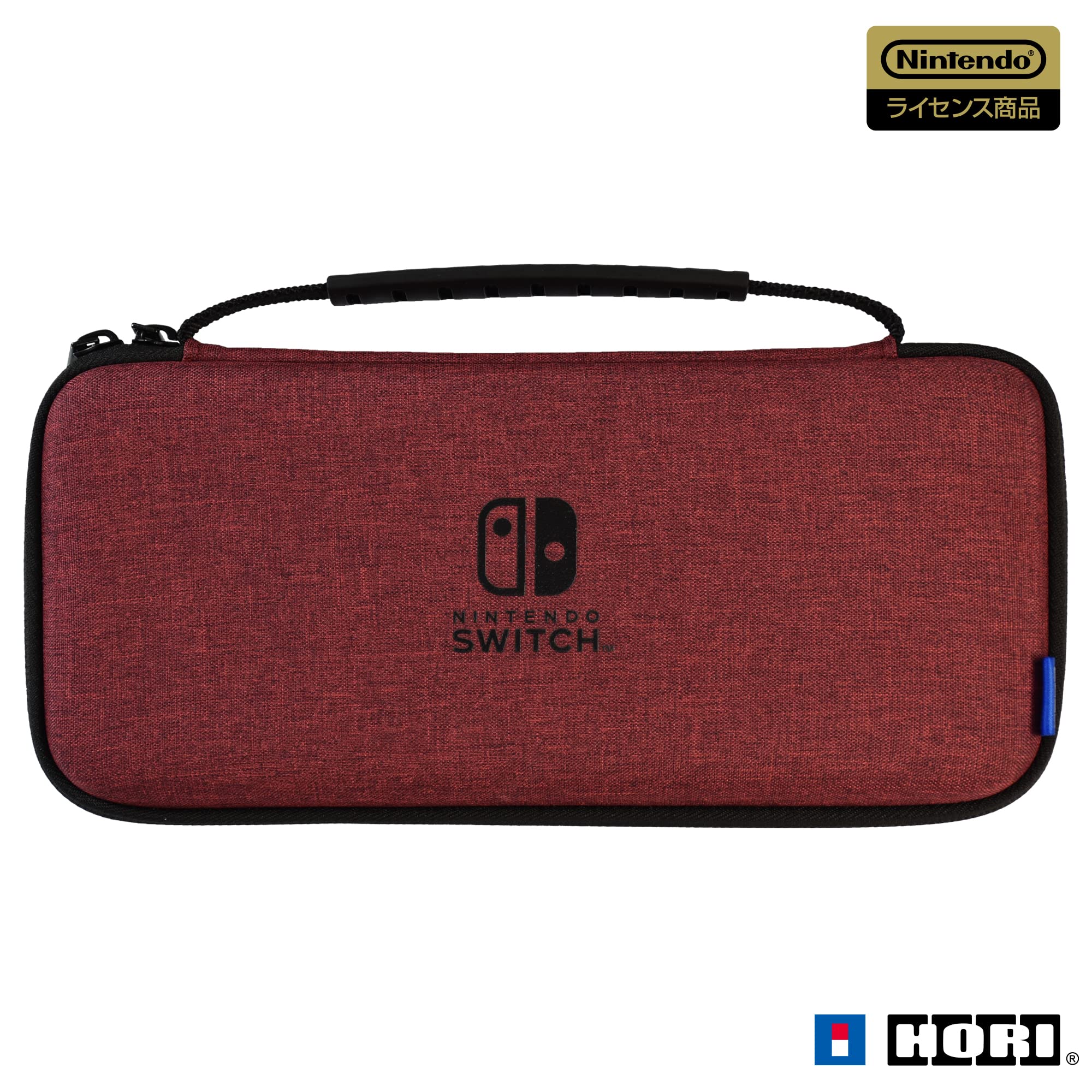 HORI Slim Hard Pouch Plus For Nintendo Switch / Nintendo Switch Oled Model Red- Japan Figure Store - #1 Bring To You The Best Japanese Goods