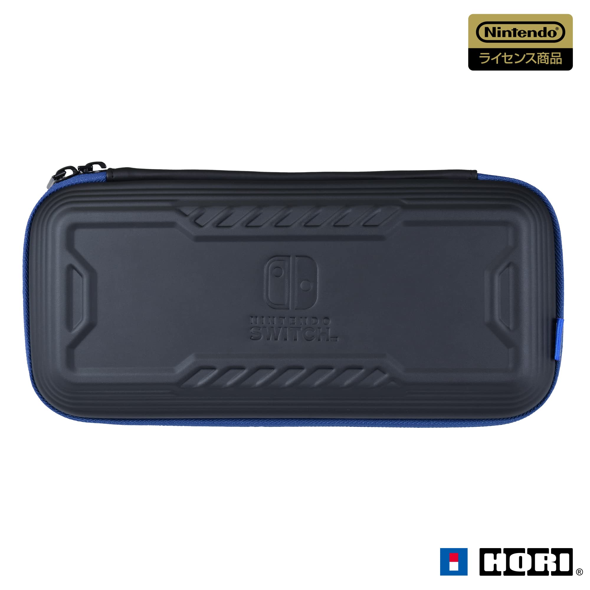 HORI Tough Pouch Plus For Nintendo Switch / Nintendo Switch Oled Model Blue X Black- Japan Figure Store - #1 Bring To You The Best Japanese Goods