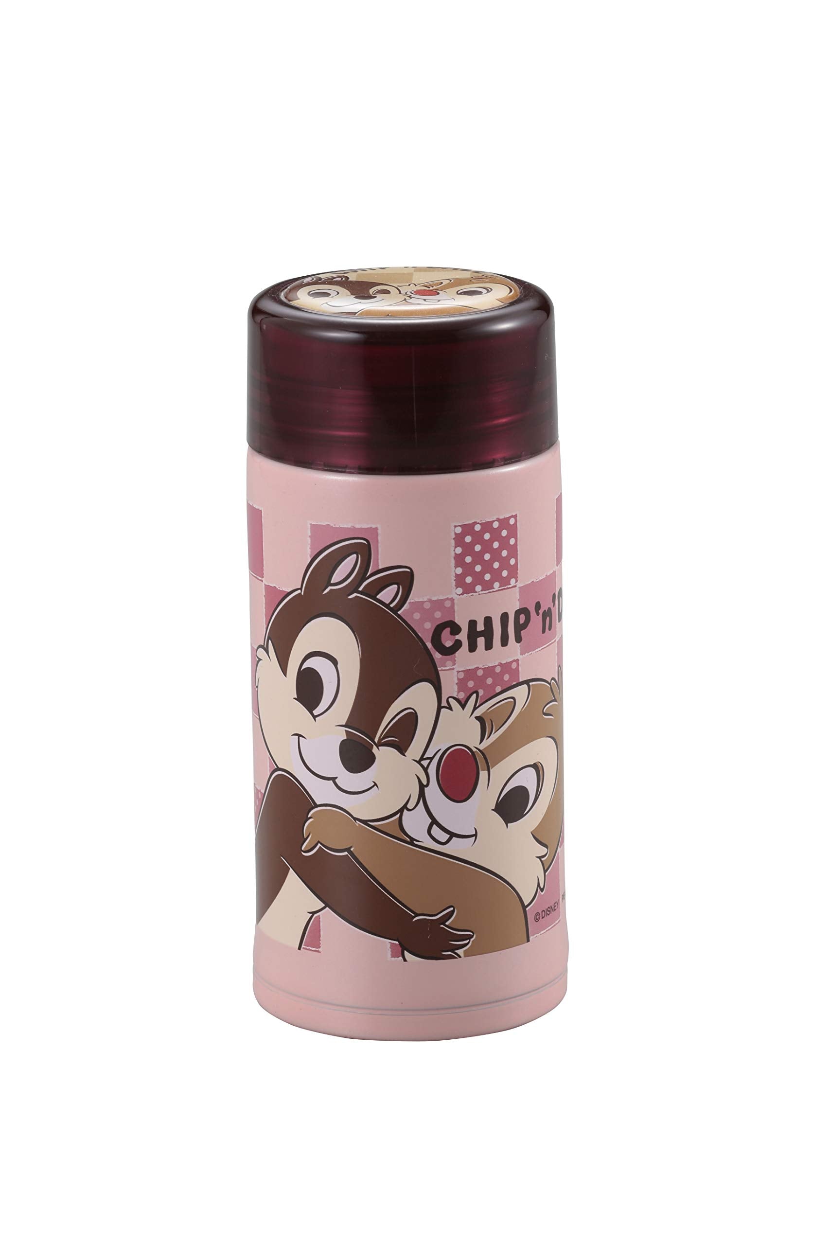 PEARL METAL Disney Lightweight Slim Personal Bottle 200Ml Chip 'N Dale Best Friend- Japan Figure Store - #1 Bring To You The Best Japanese Goods