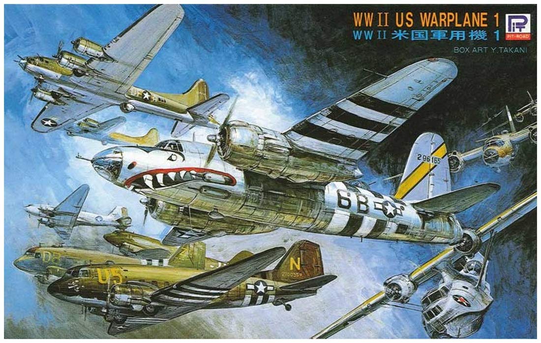 PIT-ROAD 1/700 Wwii Us Military Aircraft Set 1 With 2 Special Metal A-26 Invaders Plastic Model- Japan Figure Store - #1 Bring To You The Best Japanese Goods