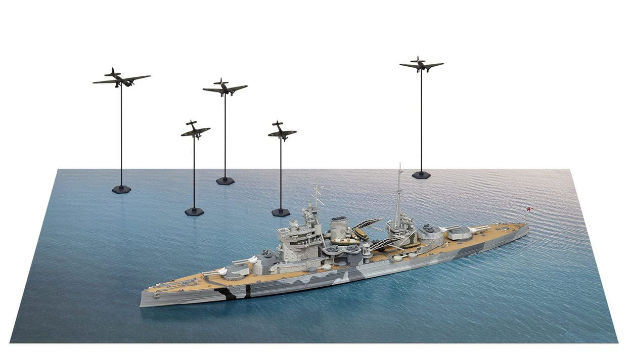 PIT-ROAD 1/700 Royal Navy Battleship Queen Elizabeth Vs German Air Force Plastic Model- Japan Figure Store - #1 Bring To You The Best Japanese Goods