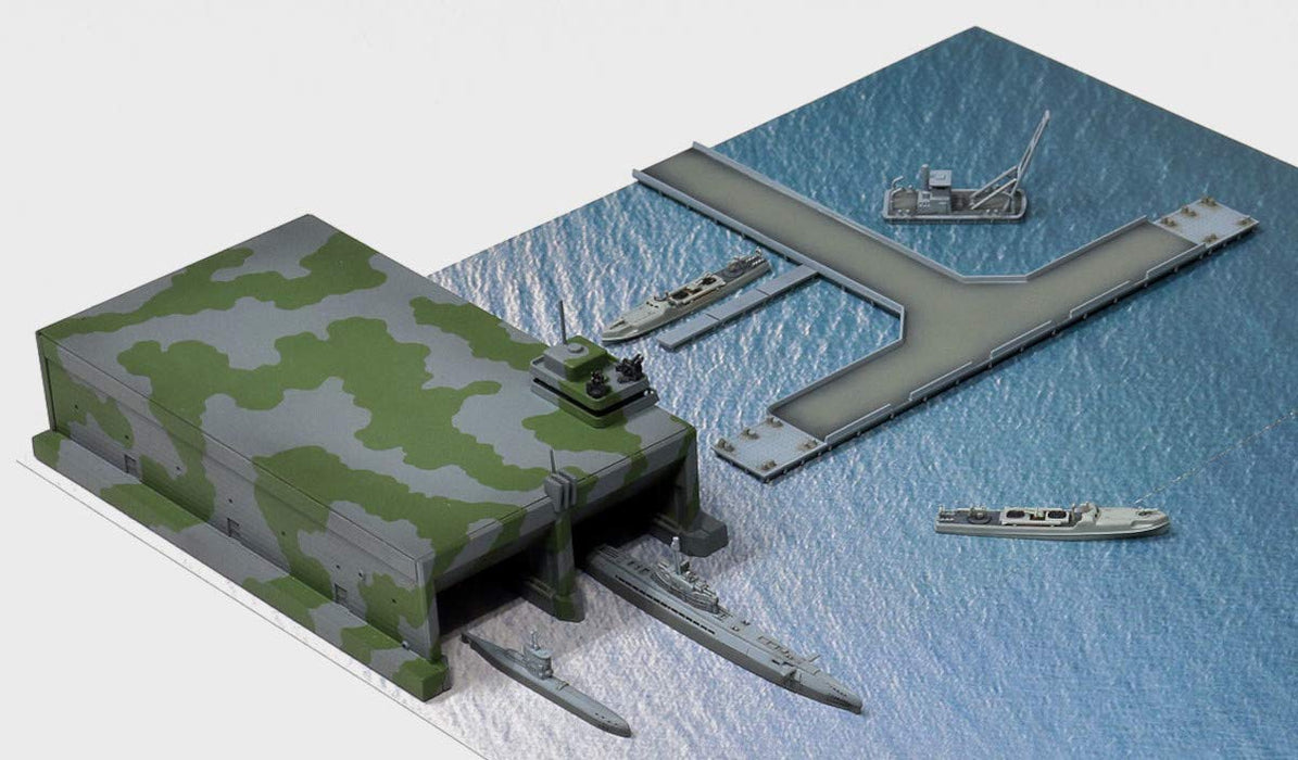 PIT-ROAD Sps Series 1/700 Wwii Kriegsmarine U-Boat / E-Boat Schnellboot Attack Base Plastic Model- Japan Figure Store - #1 Bring To You The Best Japanese Goods