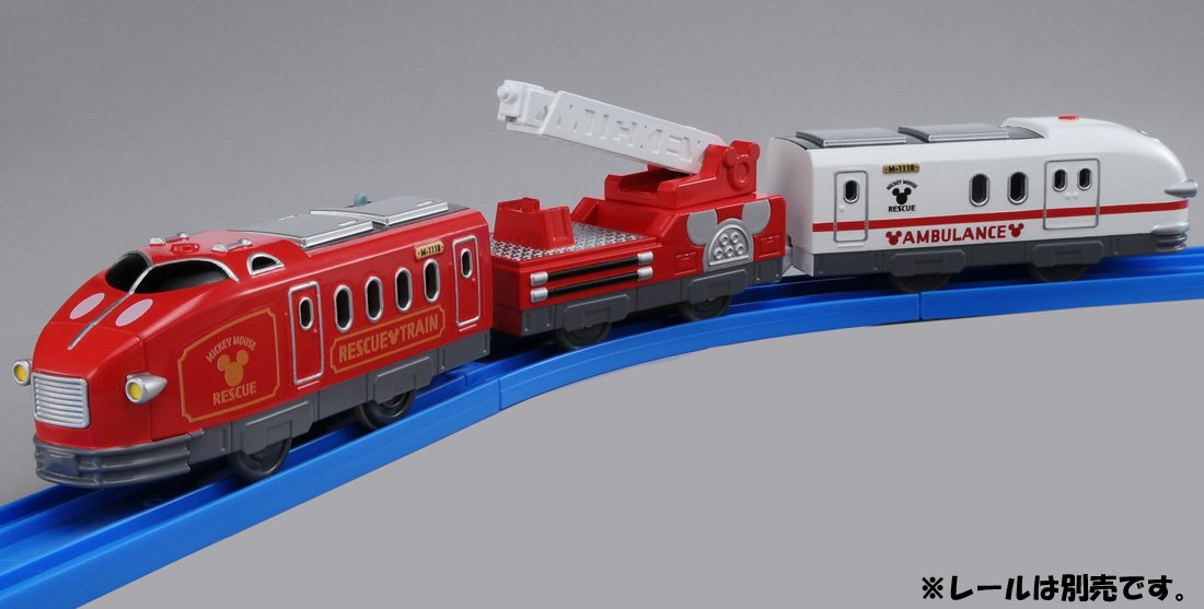 TAKARA TOMY Pla-Rail Plarail Disney Dream Railway Mickey Mouse Rescue Train 863922- Japan Figure Store - #1 Bring To You The Best Japanese Goods