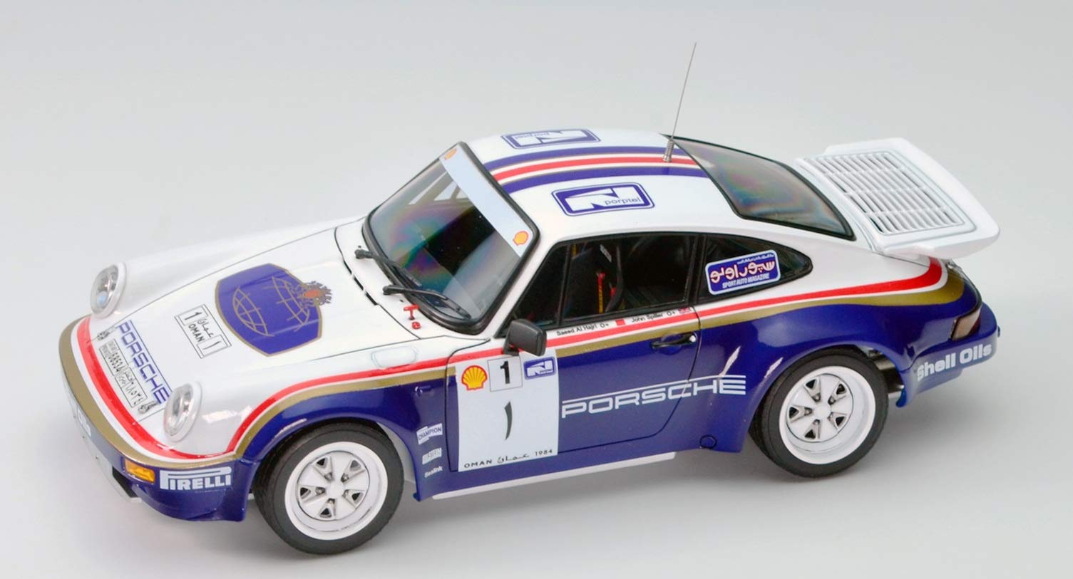 PLATZ Racing Series 1/24 Porsche 911 Sc/Rs 1984 Oman Rally Winner Plastic Model- Japan Figure Store - #1 Bring To You The Best Japanese Goods