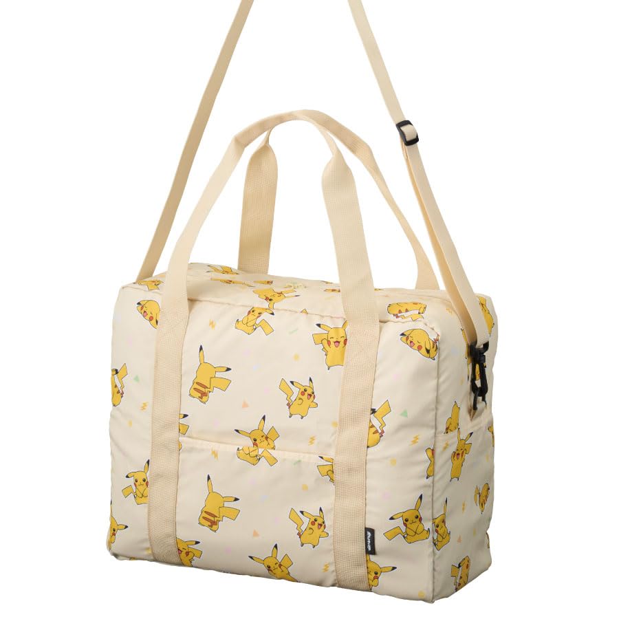Gowell Pokemon Carry-On Bag Pikachu Eevee Tote Folding Travel Bag Kids- Japan Figure Store - #1 Bring To You The Best Japanese Goods