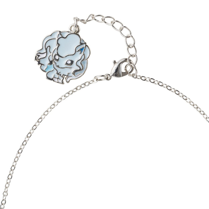 POKEMON CENTER ORIGINAL Necklace Shinka No Ishi Alolan Vulpix & Ice Stone Alolan Ninetales- Japan Figure Store - #1 Bring To You The Best Japanese Goods