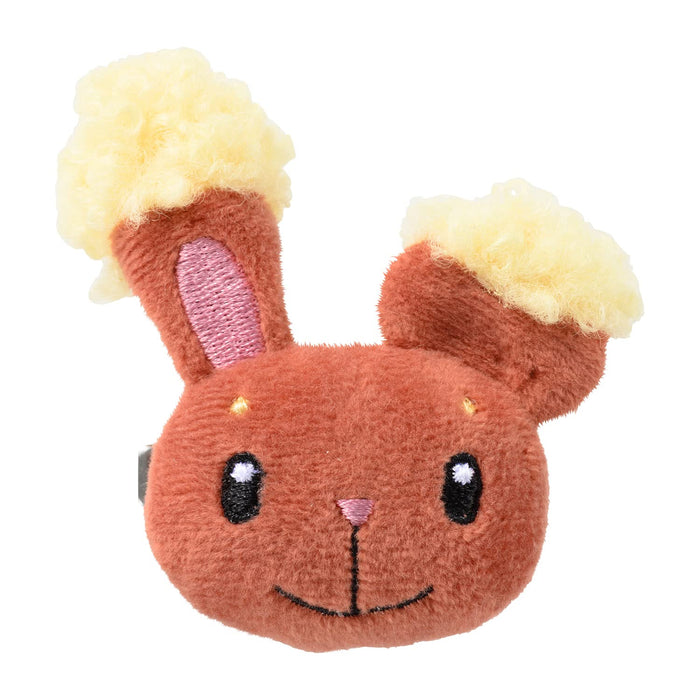 POKEMON CENTER ORIGINAL Fluffy Hair Pin Buneary- Japan Figure Store - #1 Bring To You The Best Japanese Goods