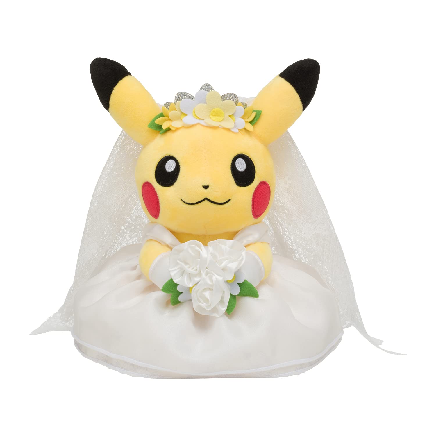 Pokemon Center Original Plush Toy Pikachu Female Figure Pokémon Garden Wedding- Japan Figure Store - #1 Bring To You The Best Japanese Goods