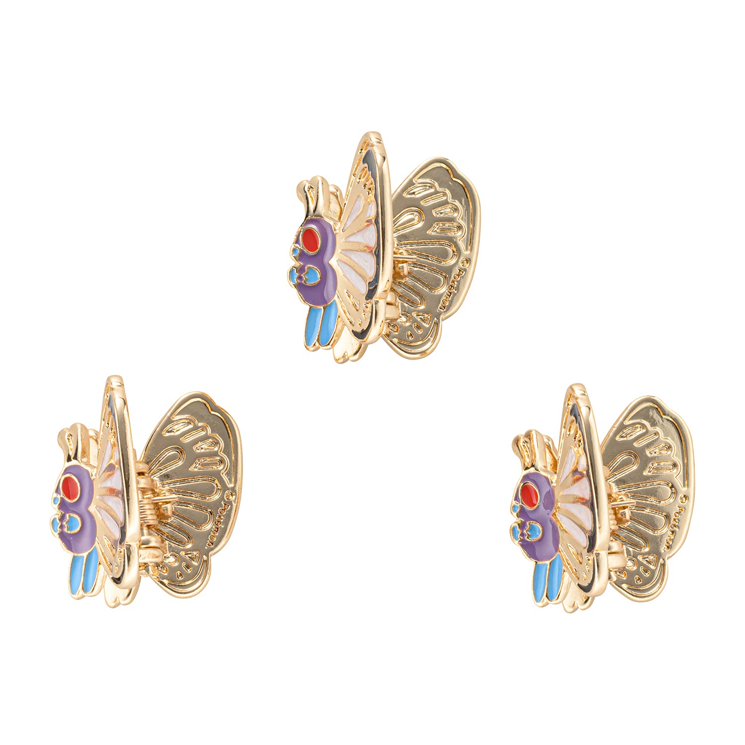 POKEMON CENTER ORIGINAL Accessory Mini Hair Clip 46 Butterfree- Japan Figure Store - #1 Bring To You The Best Japanese Goods