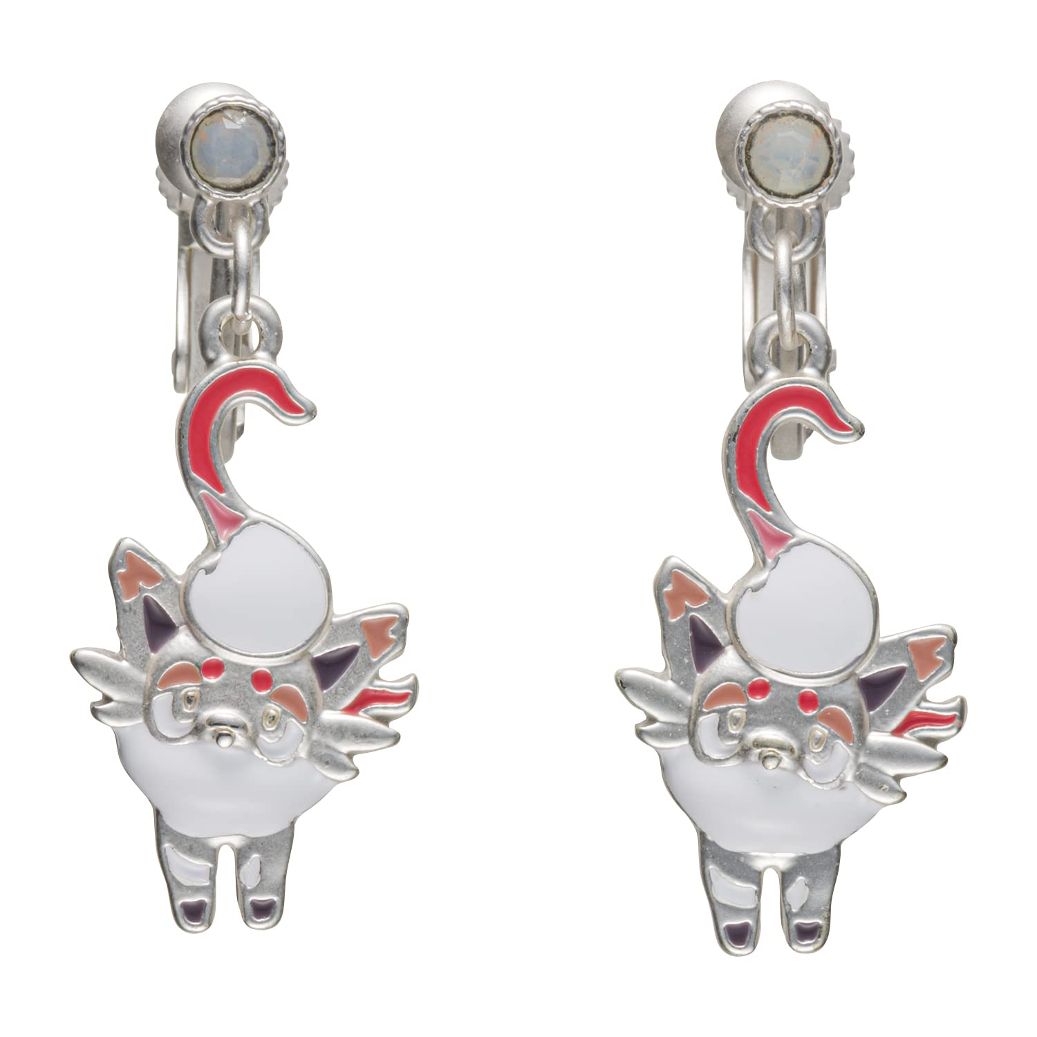 Pokemon Center Original Pokémon Accessory Earrings 77 Jade Zoroa- Japan Figure Store - #1 Bring To You The Best Japanese Goods