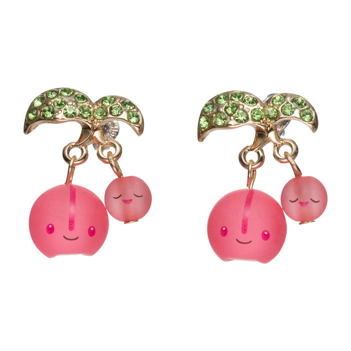 POKEMON CENTER ORIGINAL Accessory Earrings 82 Cherubi- Japan Figure Store - #1 Bring To You The Best Japanese Goods