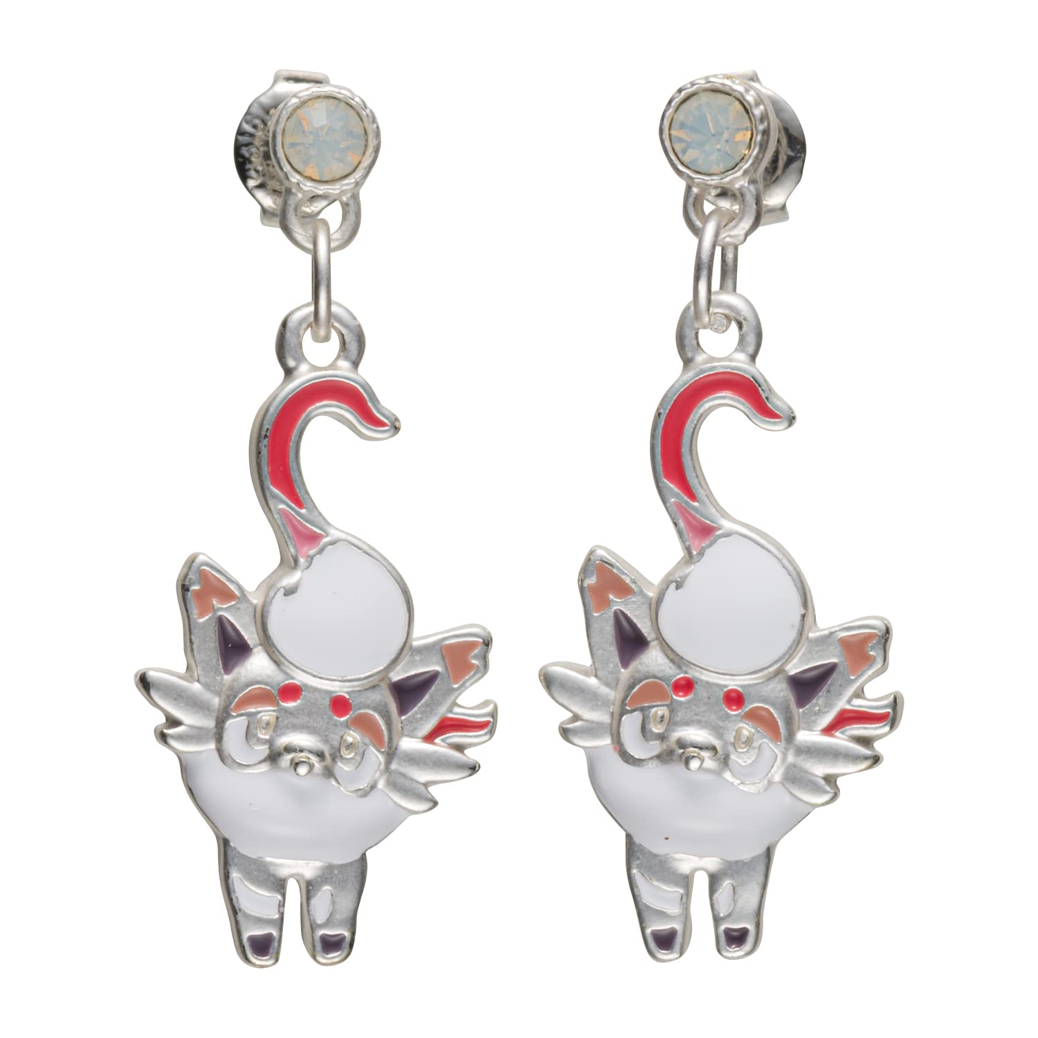 Pokemon Center Original Pokémon Accessory Earrings 85 Jade Zoroa- Japan Figure Store - #1 Bring To You The Best Japanese Goods