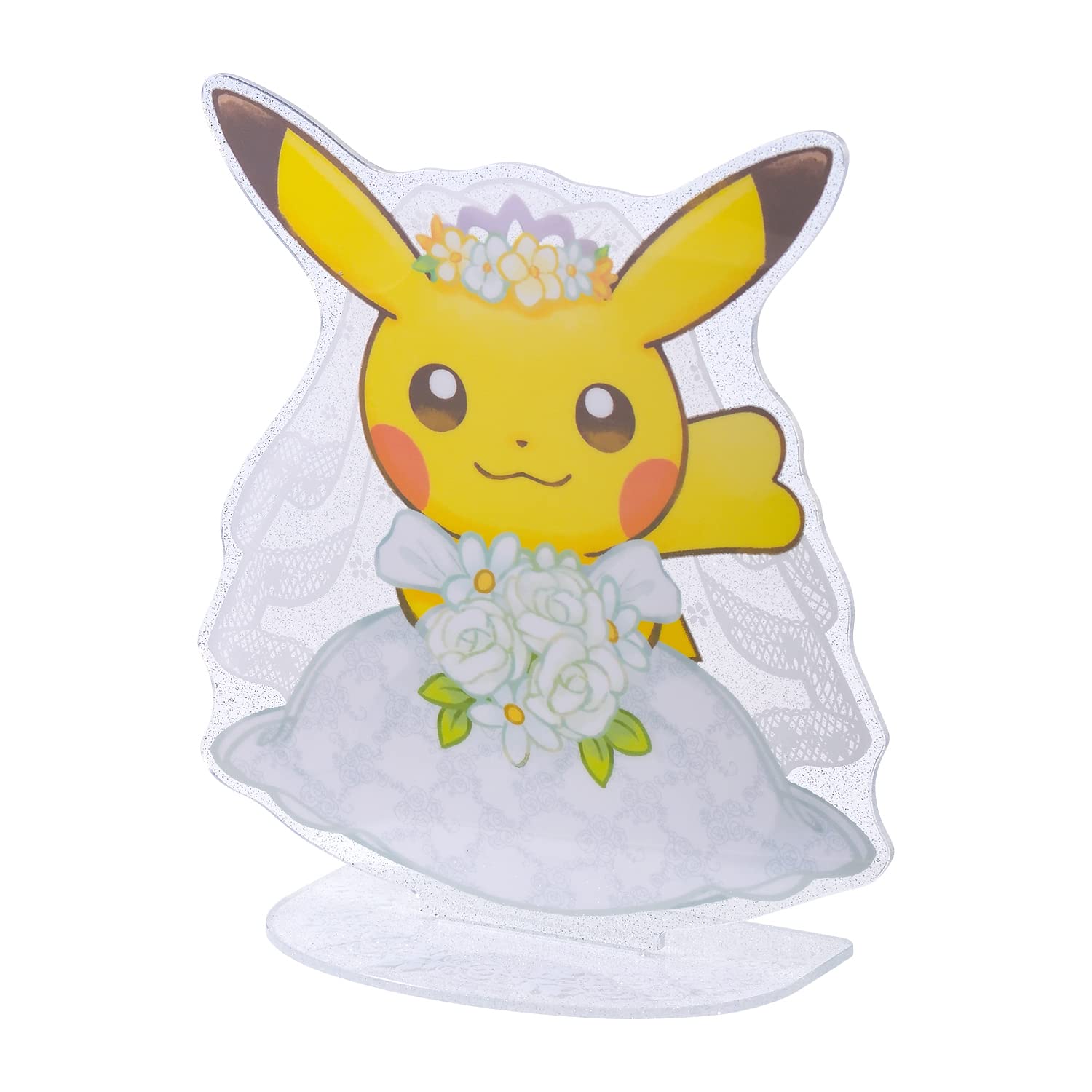 POKEMON CENTER ORIGINAL Pokemon Garden Wedding Pikachu Stand F- Japan Figure Store - #1 Bring To You The Best Japanese Goods