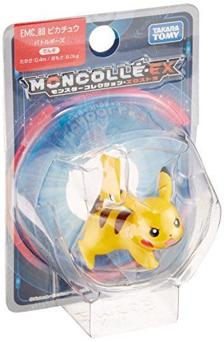 Pokemon Monster Collection Moncolle-ex Pikachu Battle Pose Figure Takara Tomy- Japan Figure Store - #1 Bring To You The Best Japanese Goods