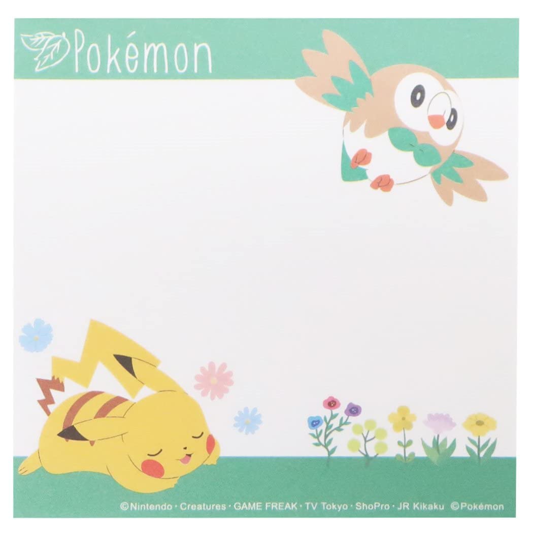 MARIMOCRAFT Pokemon Square Memo Botanical- Japan Figure Store - #1 Bring To You The Best Japanese Goods