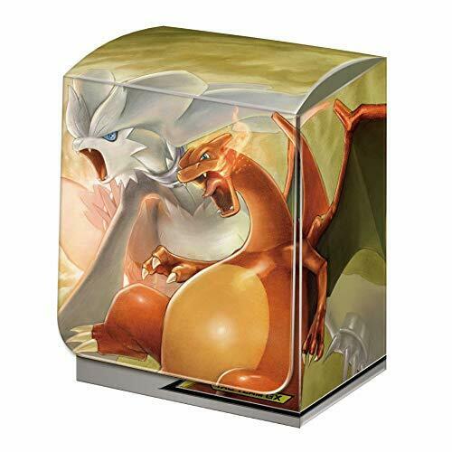 Pokemon Reshiram Charizard Tag Team Character Card Game Deck Box Case Holder- Japan Figure Store - #1 Bring To You The Best Japanese Goods
