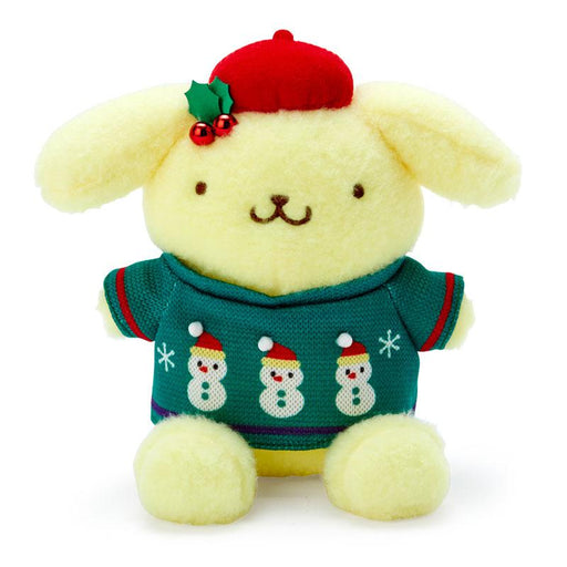 Sanrio Pompompurin Stuffed Toy (Christmas Sweater Design)- Japan Figure Store - #1 Bring To You The Best Japanese Goods