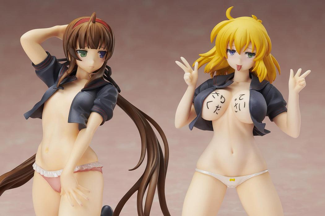Proovy Japan Gokubi Girls Slender Glamorous Senran Kagura New Wave G Burst Ryobi X Ryona Pvc Figure Set- Japan Figure Store - #1 Bring To You The Best Japanese Goods