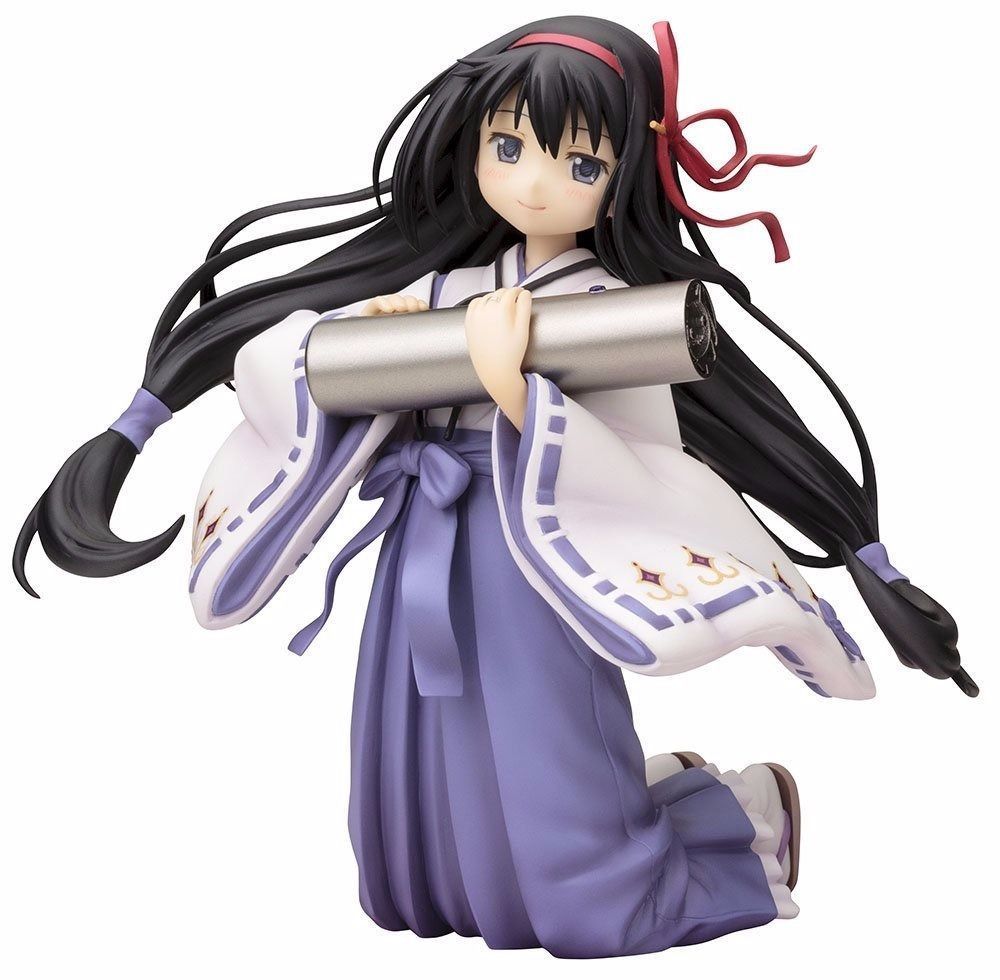 Puella Magi Madoka Magica Akemi Homura Miko 1/8 Pvc Figure Kotobukiya Japan- Japan Figure Store - #1 Bring To You The Best Japanese Goods