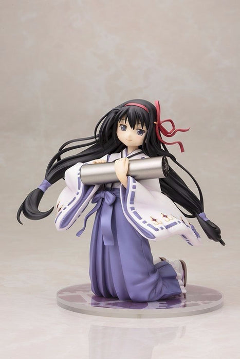 Puella Magi Madoka Magica Akemi Homura Miko 1/8 Pvc Figure Kotobukiya Japan- Japan Figure Store - #1 Bring To You The Best Japanese Goods