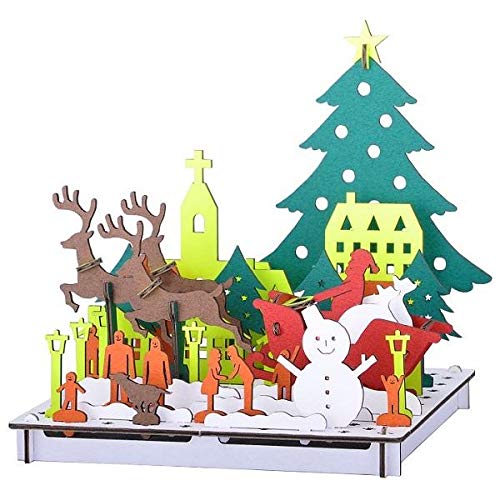 HACOMO Pusupusu Paper Craft White Christmas- Japan Figure Store - #1 Bring To You The Best Japanese Goods
