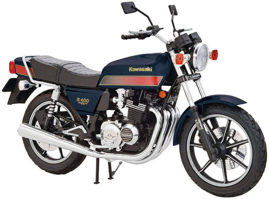 AOSHIMA The Bike No.5 1/12 Kawasaki Kz400E Z400Fx 1981 Plastic Model- Japan Figure Store - #1 Bring To You The Best Japanese Goods