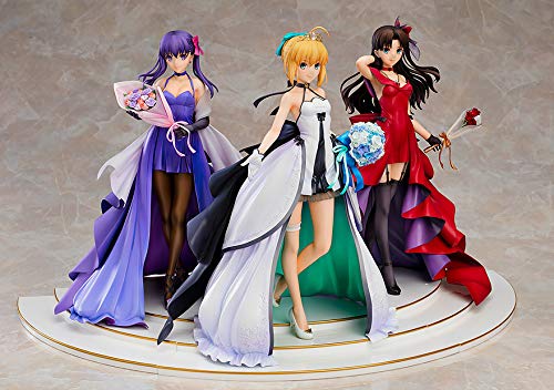 Fate/Stay Night ~15Th Celebration Project~ Saber Rin Tohsaka Sakura Matou ~15Th Celebration Dress Ver.~ Premium Box 1/7 Scale Abs&Amp;Pvc Painted- Japan Figure Store - #1 Bring To You The Best Japanese Goods