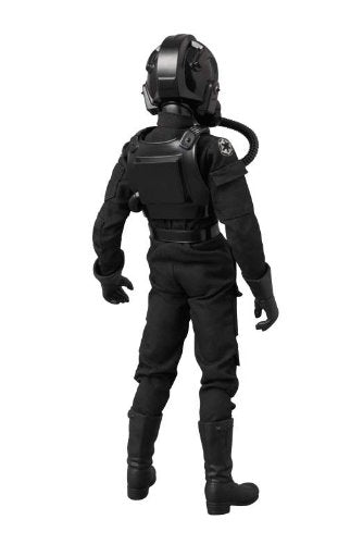 Medicom Toy Star Wars Tie-Fighter Pilot Black 3 1/6 Scale Abs Pvc Figure Japan- Japan Figure Store - #1 Bring To You The Best Japanese Goods