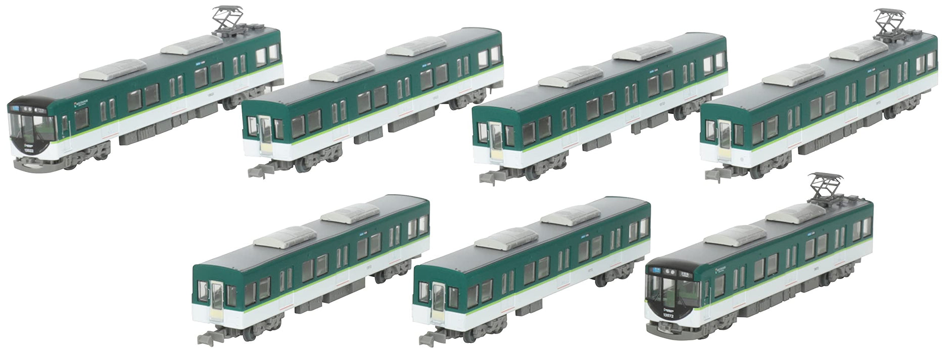 Tomytec Japan Railway Collection Keihan Electric Railway Series 13000 7 Car Set Diorama Supplies (1St Order Limited Production) 318309- Japan Figure Store - #1 Bring To You The Best Japanese Goods
