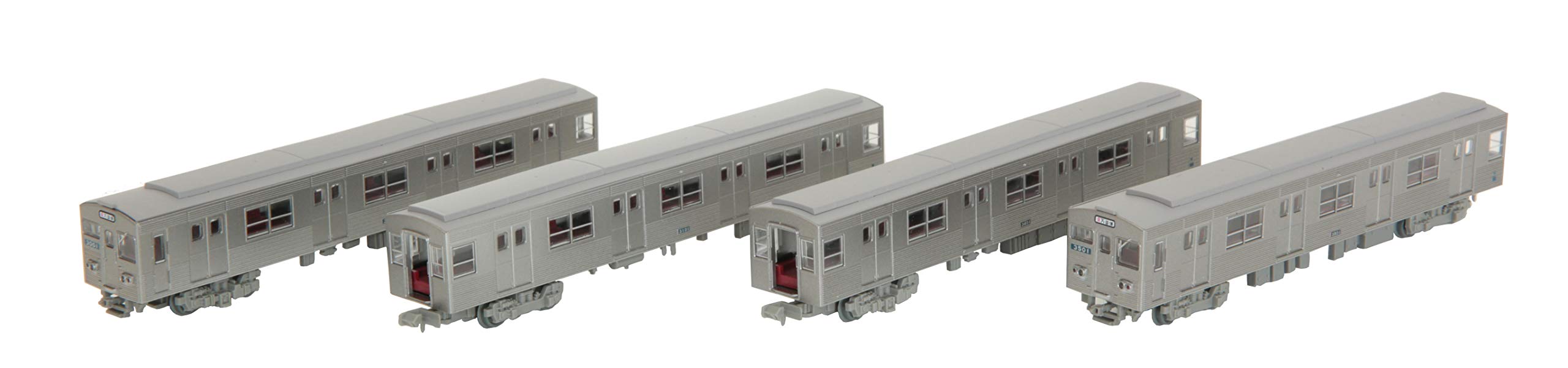 Tomytec 4-Car Set Diorama Supplies - Osaka City Subway Midosuji Line Stainless Steel Series 30- Japan Figure Store - #1 Bring To You The Best Japanese Goods