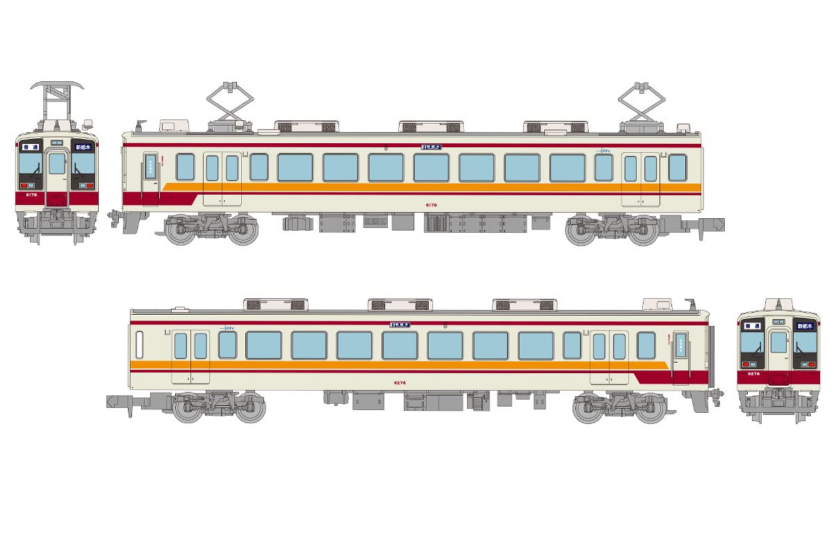 TOMYTEC Goodbye Tobu Railway Series 6050 From Aizu Tajima To Shin-Tochigi 4 Cars Set N Scale- Japan Figure Store - #1 Bring To You The Best Japanese Goods